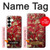 S2414 Rouge Fleur amandier Van Gogh Etui Coque Housse pour Samsung Galaxy S25 Plus