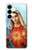 S2420 La Vierge Marie Santa Maria Etui Coque Housse pour Samsung Galaxy S25 Plus
