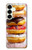 S2431 Fantaisie douce Donuts Etui Coque Housse pour Samsung Galaxy S25 Plus
