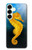 S2444 Hippocampe Monde sous-marin Etui Coque Housse pour Samsung Galaxy S25 Plus