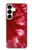 S2480 Tie dye rouge Etui Coque Housse pour Samsung Galaxy S25 Plus