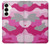 S2525 Rose Camo camouflage Etui Coque Housse pour Samsung Galaxy S25 Plus