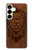 S2529 Leo Zodiaque Zodiaque marron Impression graphique Etui Coque Housse pour Samsung Galaxy S25 Plus