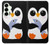 S2631 Mignon Bébé Pingouin Etui Coque Housse pour Samsung Galaxy S25 Plus