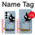 S2641 Noir Chat Poche Etui Coque Housse pour Samsung Galaxy S25 Plus