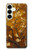 S2663 Fleur jaune Amandier Van Gogh Etui Coque Housse pour Samsung Galaxy S25 Plus