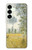 S2682 Claude Monet Champs Au printemps Etui Coque Housse pour Samsung Galaxy S25 Plus