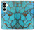 S2685 Aqua Turquoise imprimé graphique Gemme Etui Coque Housse pour Samsung Galaxy S25 Plus
