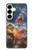 S2822 Mystic Mountain Carina Nebula Etui Coque Housse pour Samsung Galaxy S25 Plus