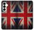 S2894 Drapeau britannique millésimé Etui Coque Housse pour Samsung Galaxy S25 Plus
