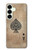 S2928 Ace Carte pique millésimé Etui Coque Housse pour Samsung Galaxy S25 Plus