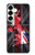 S2936 Royaume-Uni Drapeau britannique Carte Etui Coque Housse pour Samsung Galaxy S25 Plus