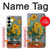 S2937 Claude Monet Bouquet de tournesols Etui Coque Housse pour Samsung Galaxy S25 Plus