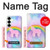 S3070 Arc en ciel pastel ciel Licorne Etui Coque Housse pour Samsung Galaxy S25 Plus