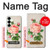 S3079 Rose Rose millésimé Etui Coque Housse pour Samsung Galaxy S25 Plus