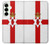 S3089 Drapeau de l'Irlande du Nord Etui Coque Housse pour Samsung Galaxy S25 Plus