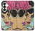 S3171 Filles Pop Art Etui Coque Housse pour Samsung Galaxy S25 Plus