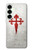 S3200 Ordre de Santiago Croix de Saint-Jacques Etui Coque Housse pour Samsung Galaxy S25 Plus