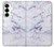 S3215 Transparente marbre rose Etui Coque Housse pour Samsung Galaxy S25 Plus