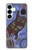 S3387 Platypus Art aborigène d'Australie Etui Coque Housse pour Samsung Galaxy S25 Plus