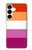 S3887 Drapeau de la fierté lesbienne Etui Coque Housse pour Samsung Galaxy S25 Plus