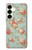 S3910 Rosier millésimé Etui Coque Housse pour Samsung Galaxy S25 Plus