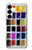 S3956 Graphique de boîte à palette aquarelle Etui Coque Housse pour Samsung Galaxy S25 Plus