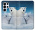 S0285 Ours polaire Etui Coque Housse pour Samsung Galaxy S25 Ultra