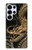 S0426 Dragon d'or Etui Coque Housse pour Samsung Galaxy S25 Ultra