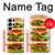 S0790 Hamburger Etui Coque Housse pour Samsung Galaxy S25 Ultra