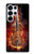 S0864 Violon feu Etui Coque Housse pour Samsung Galaxy S25 Ultra