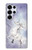 S1134 Cheval Blanc Licorne Etui Coque Housse pour Samsung Galaxy S25 Ultra