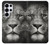 S1352 Lion Visage Etui Coque Housse pour Samsung Galaxy S25 Ultra