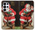 S1417 Père Noël Joyeux Noël Etui Coque Housse pour Samsung Galaxy S25 Ultra