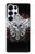 S1434 Crâne Tatouage Motard Aile Etui Coque Housse pour Samsung Galaxy S25 Ultra
