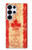 S1603 Drapeau du Canada Vieux Millésime Etui Coque Housse pour Samsung Galaxy S25 Ultra