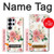 S1859 Motif Rose Etui Coque Housse pour Samsung Galaxy S25 Ultra