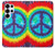 S1870 Tie Dye Paix Etui Coque Housse pour Samsung Galaxy S25 Ultra