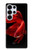 S2092 Rouge Poisson Combattant Etui Coque Housse pour Samsung Galaxy S25 Ultra