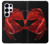 S2092 Rouge Poisson Combattant Etui Coque Housse pour Samsung Galaxy S25 Ultra
