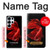 S2092 Rouge Poisson Combattant Etui Coque Housse pour Samsung Galaxy S25 Ultra