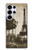 S2174 Tour Eiffel Paris Millésime Etui Coque Housse pour Samsung Galaxy S25 Ultra