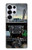 S2435 Avion de chasse Cockpit d'avion Etui Coque Housse pour Samsung Galaxy S25 Ultra