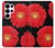 S2478 fleur rouge Daisy Etui Coque Housse pour Samsung Galaxy S25 Ultra