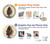 S2562 fossile poisson Etui Coque Housse pour Samsung Galaxy S25 Ultra