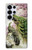 S2773 Paon Peinture brosse chinoise Etui Coque Housse pour Samsung Galaxy S25 Ultra
