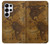 S2861 Carte antique du monde Etui Coque Housse pour Samsung Galaxy S25 Ultra