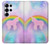 S3070 Arc en ciel pastel ciel Licorne Etui Coque Housse pour Samsung Galaxy S25 Ultra