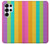 S3678 Vertical arc-en-ciel coloré Etui Coque Housse pour Samsung Galaxy S25 Ultra