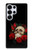 S3753 Roses de crâne gothique sombre Etui Coque Housse pour Samsung Galaxy S25 Ultra